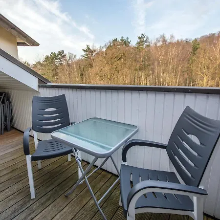 Dünenpark - Komfortplus Mit 1 Schlafzimmer Und Balkon Im Dachgeschoss 010 Apartamento Binz